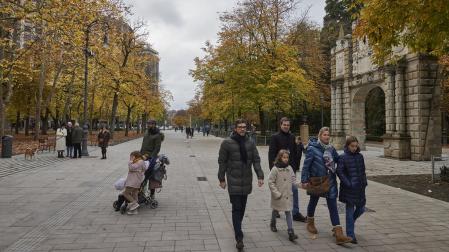 Paseo en familia hacia el Casco Antiguo