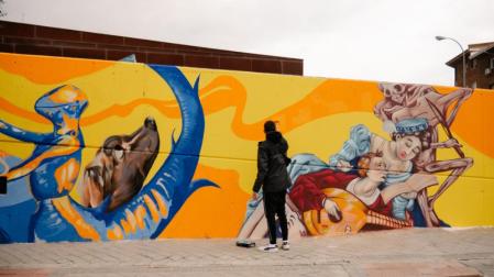 Proceso de elaboración del mural