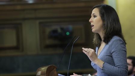 La ministra Ione Belarra, en un pleno en el Congreso de los Diputados