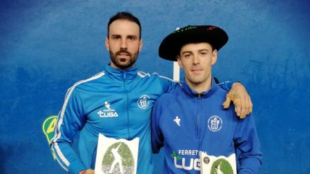 Yoldi y Espinal, con sus trofeos