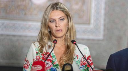 La vicepresidenta del Parlamento Europeo, Eva Kaili