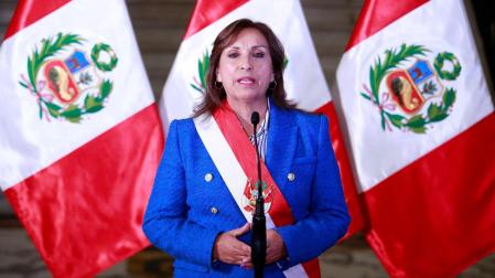 La presidenta de Perú, Dina Boluarte, en Lima

PRESIDENCIA DE PERÚ

11/12/2022
