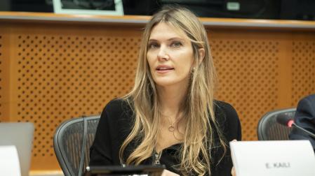 La ya exvicepresidenta del Parlamento Europeo Eva Kaili