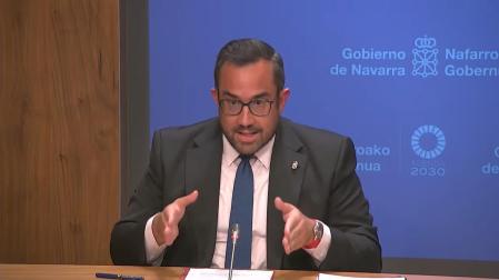 El consejero de Presidencia, Igualdad, Función Pública e Interior del Gobierno de Navarra