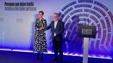 Chivite ha asistido en San Sebastián a la gala de entrega de los XV premios Ramón Rubial
