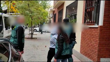 Los detenidos extorsionaban a personas de Huesca, Madrid y Almería, entre otras provincias