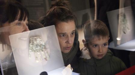 Exposición de la Mano de Irulegi en el Planetario de Pamplona