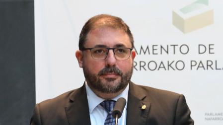 Unai Hualde, presidente del Parlamento de Navarra