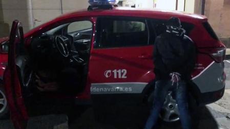 Un detenido por la Policía Foral en una operación anterior