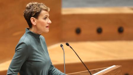 La presidenta navarra María Chivite