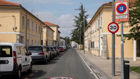 Vehículos con tarjeta de estacionamiento regulado en Pamplona