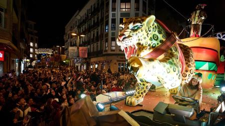 Cabalgata de Reyes Magos 2023 en Pamplona.