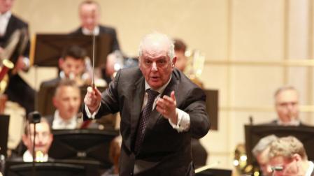 El director de orquesta argentino-israelí Daniel Barenboim