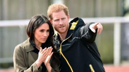 Megan Markle y el príncipe Harry