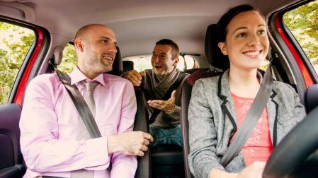 Un grupo comparte viaje en unos de los trayectos ofertados desde BlaBlaCar
