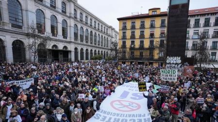 La Marea Blanca en defensa de la sanidad pública vuelve a la calle en Madrid