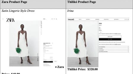 Zara denuncia a una empresa estadounidense por vender su ropa como propia a precios "exorbitados"