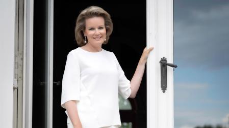 La reina Matilde, en la foto difundida con motivo de su 50 cumpleaños