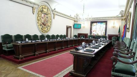 Salón de plenos del Ayuntamiento de Pamplona