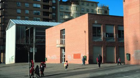 La Ikastola Amaiur, en el barrio de Iturrama