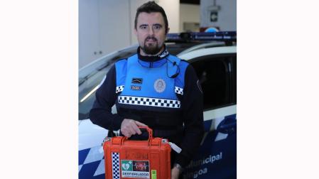 Ricardo Asiáin Antón, agente de Policía Municipal de Pamplona