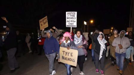 Las protestas por la muerte de Tyron Nichols a manos de la policía se suceden en Estados Unidos