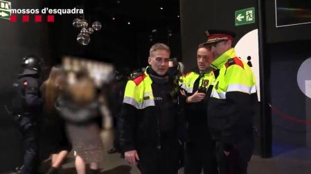 El comisario jefe de los Mossos d'Esquadra, Eduard Sallent, en el dispositivo de seguridad ciudadana
