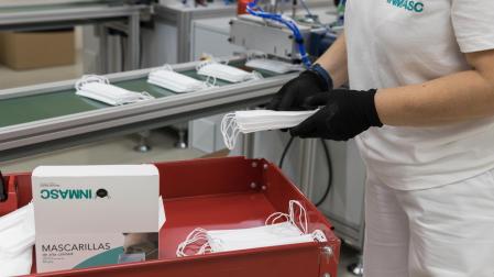 Imagen de la fábrica de Inmasc en Tudela.