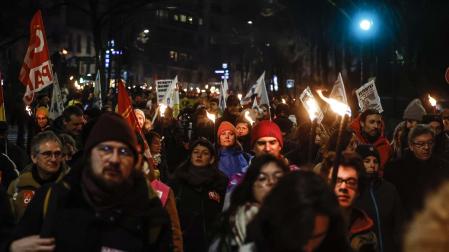 Las protestas contra la reforma de las pensiones planteada por el gobierno francés se han sucedido en los últimos días