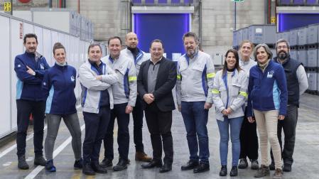 (De izquierda a derecha) Ricardo Osés Mora, Saioa Zubillaga Navas, Juan Gómez Casado, Santiago Herrera Lasierra, Christofer Zeh, Javier Muñoz Cornago, Angel Balaguer Polo, Sandra Jiménez Lizarazu, Olga Martínez Irisarri, Ana Moreno Twose y Txema López Orbara