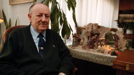 José Miguel Tabar Primicia, presidente de los belenistas entre 2000 y 2004