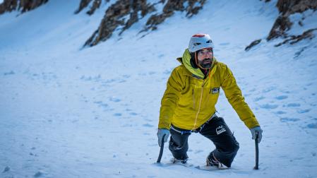 El alpinista vizcaíno Jonatan García Villa, afincado en el valle de Benasque.