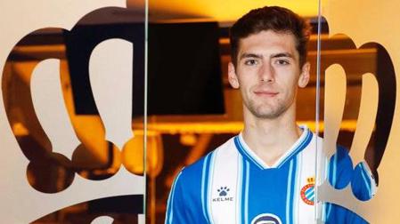 Gragera, tras fichar por el Espanyol. Podría debutar contra Osasuna.