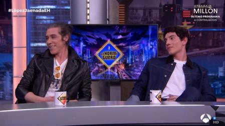 Óscar Jaenada y Jorge López, en el plató de 'El Hormiguero'