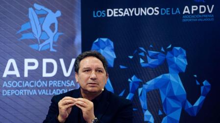 Eusebio Sacristán, en el acto que tuvo lugar este miércoles en Valladolid