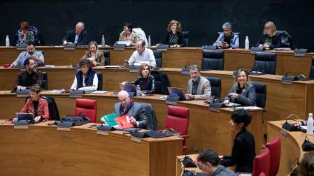 Pleno del Parlamento de Navarra, este jueves