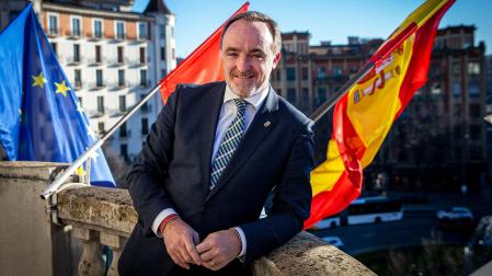 El líder de UPN, Javier Esparza.