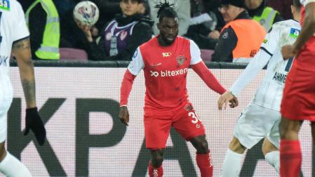 Christian Atsu durante su último encuentro con Hatayspor