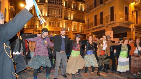 Día grande de Caldereros, hoy en el Casco Viejo de Pamplona.
