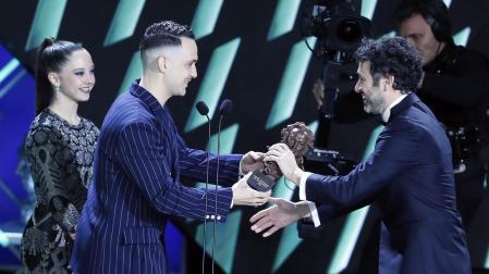 Galardonados y momentos de la ceremonia de entrega de los Premios Goya en su XXXVII edición.
