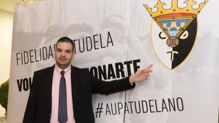 El presidente del Tudelano, Ramón Lázaro