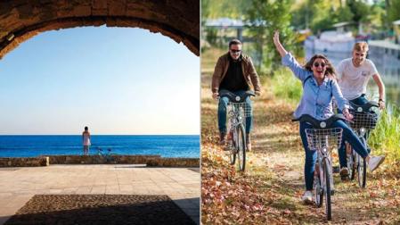 De izquierda a derecha, las maravillosas vistas al mar de Altafulla (Tarragona) y turismo de naturaleza en la región del Gers (Francia)