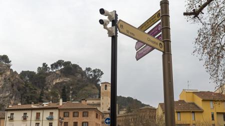 Cámaras de la calle Sancho Remírez, junto al puente del Azucarero
