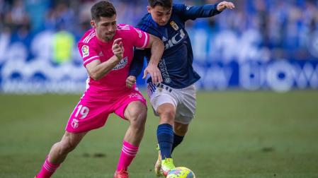 Jesús Areso, en el partido del Burgos contra el Real Oviedo
