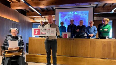 Intervenciones de Txemin Perez y Xanti Begiristain en el acto de despedida del Foro Social Permanente