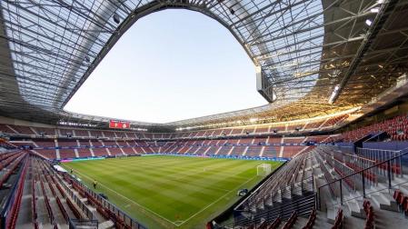 El Sadar, horas antes del inicio del partido Osasuna - Real Madrid
