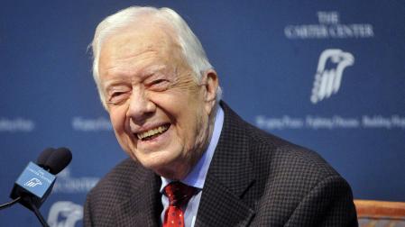 El expresidente estadounidense Jimmy Carter, de 98 años