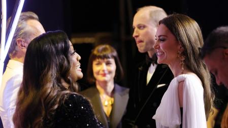 Los príncipes de Gales, en los premios Bafta