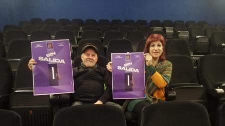 En la presentación de la obra 'Sin Salida', Juan Manuel Herrero y Merche Herrera