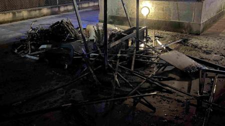 Incendio en un local de hostelería en Mendillorri